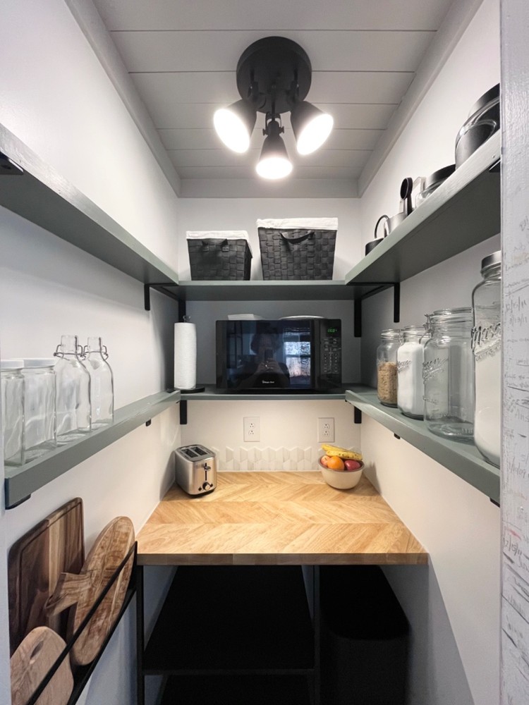 Modern Tiny Home Plan- PDF Print Yourself- Simple Design- 1 bedroom 1 1/2 Bath
