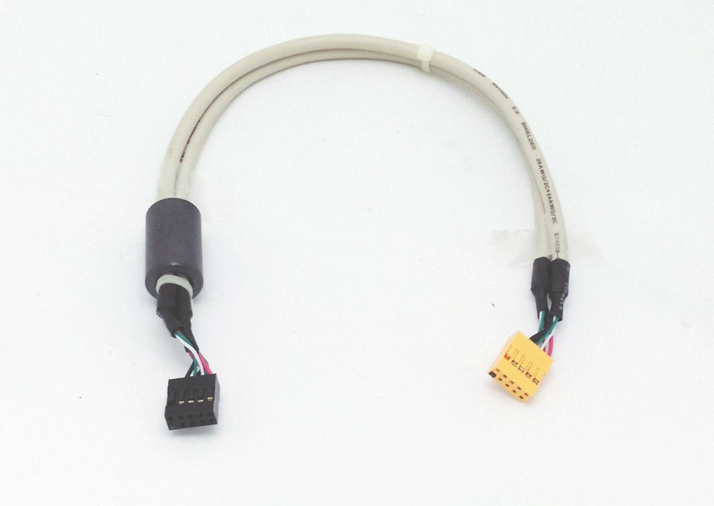 5-Pack: New Case Front Panel USB PCB to Motherboard Port Header Cable w/ Ferrite