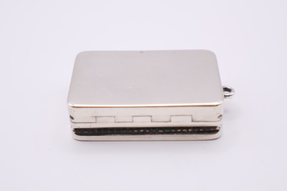 Antique Silver Vesta Case Box