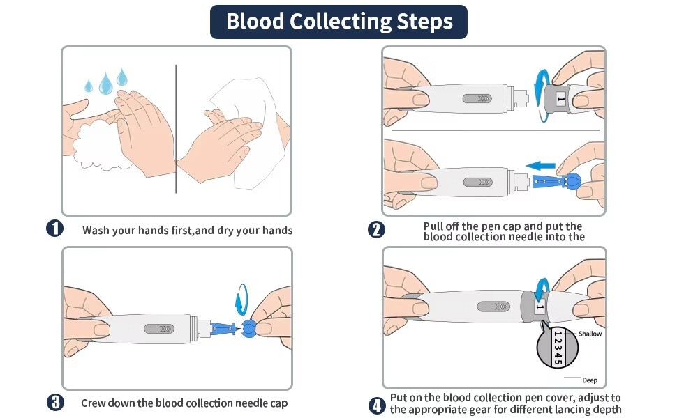Home Hemoglobin Test Meter with 50 Test Strips Kit Easy Use Hemoglobin Test..46
