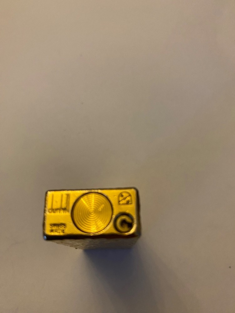 Dunhill golf plated lighter vintage