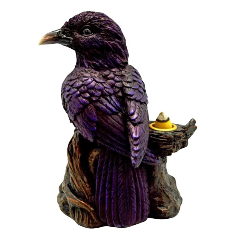 RAVEN BACK FLOW INCENSE BURNER