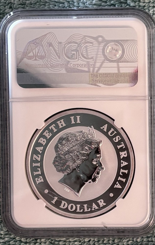 2018 Australia $1 Silver Wedged Tail Eagle NGC MS 70 First Release