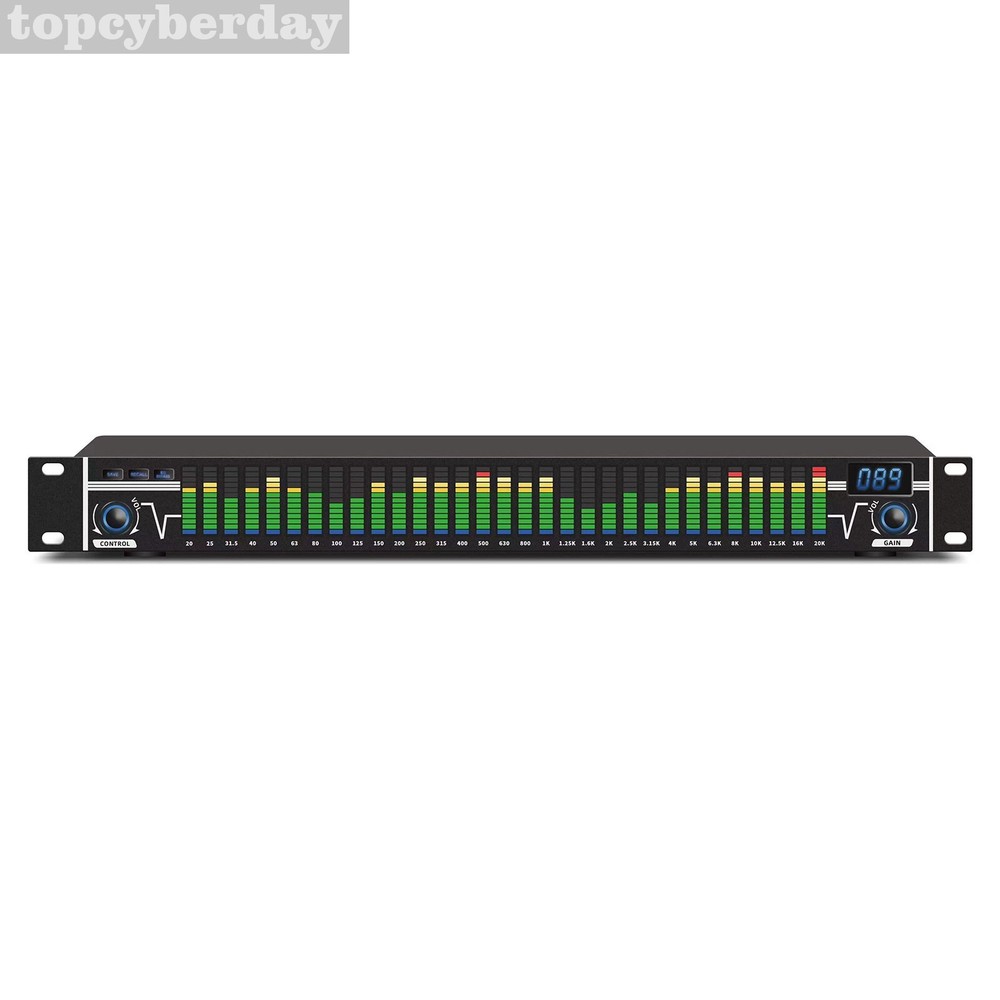 EQ-A31 31 Band Equalizer Digital Equalizer for Stage Home Karaoke Studio Uses