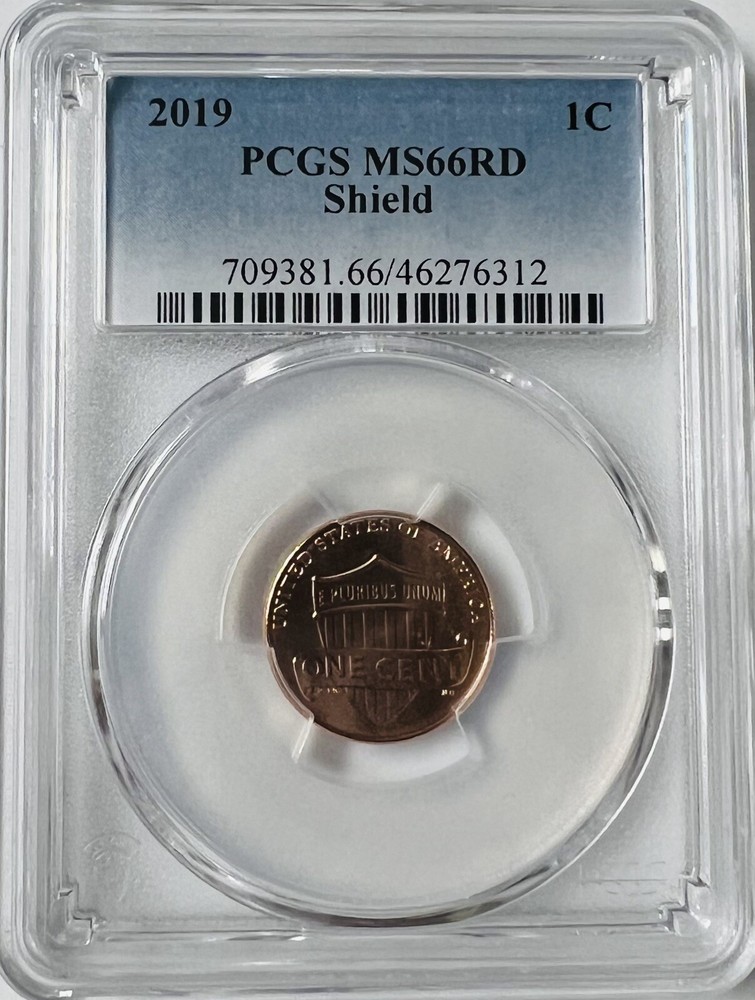 2019 (P) Lincoln Shield Cent PCGS MS66RD