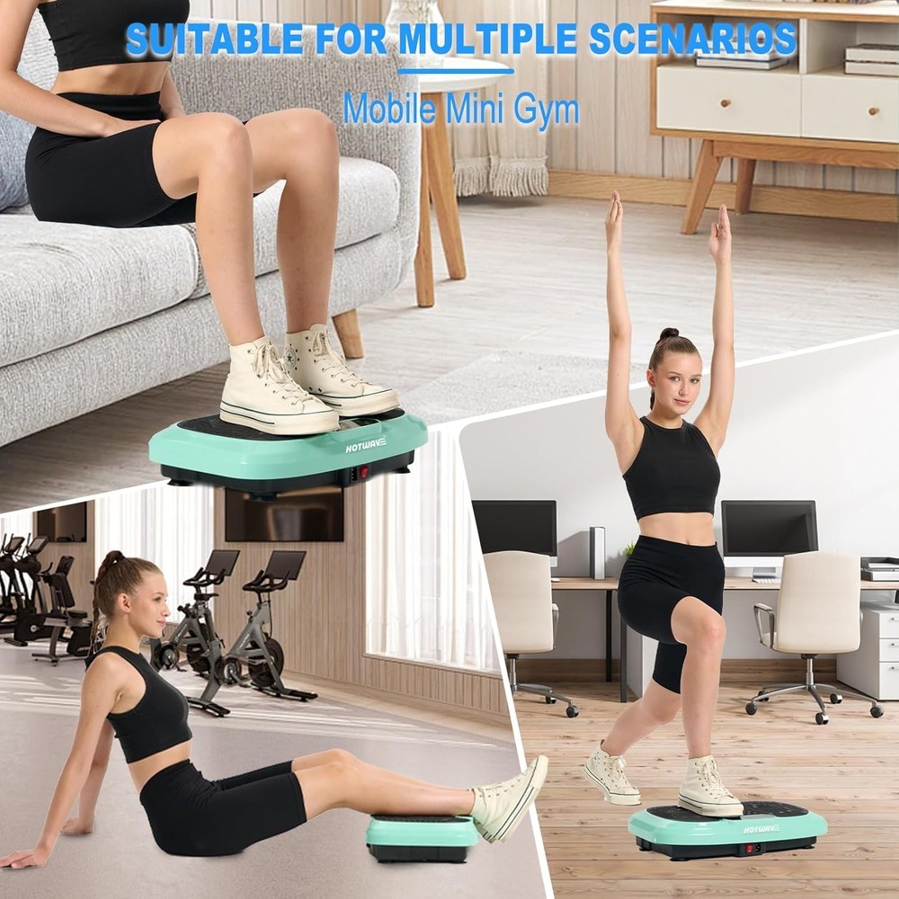 Vibration Plate Exercise Machine for Lymphatic Drainage, Power Vibrating Plat...