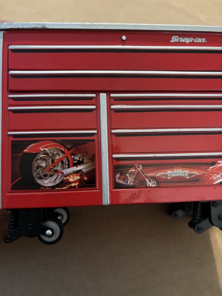 Snap-On Miniature Tool Box Rolling Bottom ~ "The Chopper" OCC Motorcycle