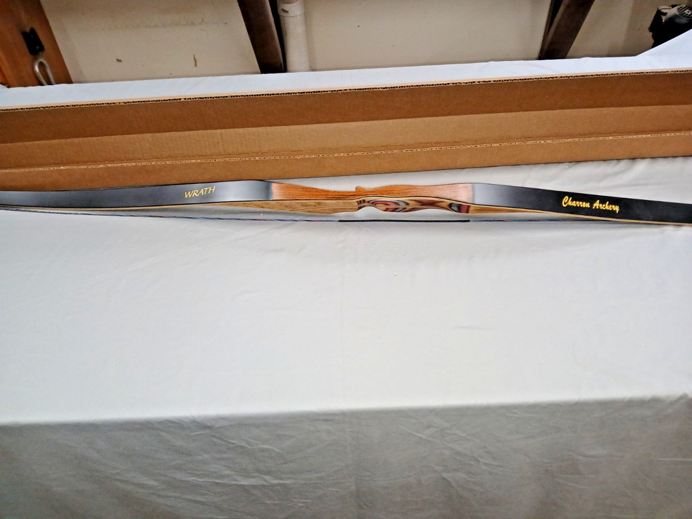 CHARRON ARCHERY - CUSTOM LONGBOW 62"AMO @56#