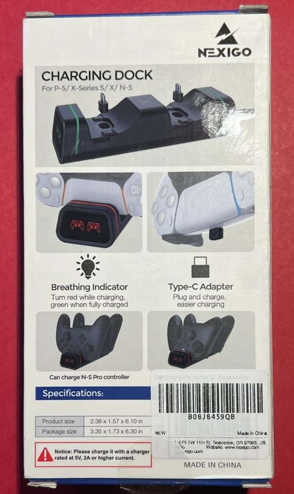 🔥 PS5 DualSense Controller Charging Stand – Fast Charge Dock Station 🔥