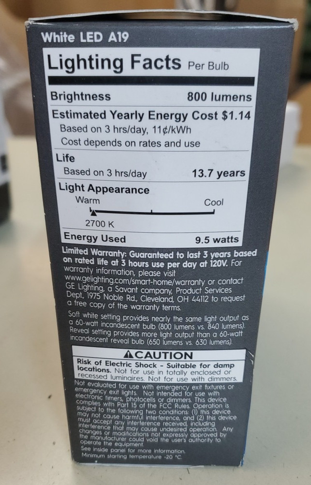 Cync GE Bedroom Light + Switch Starter Kit - Smart Bulb Removable Dimmer Switch