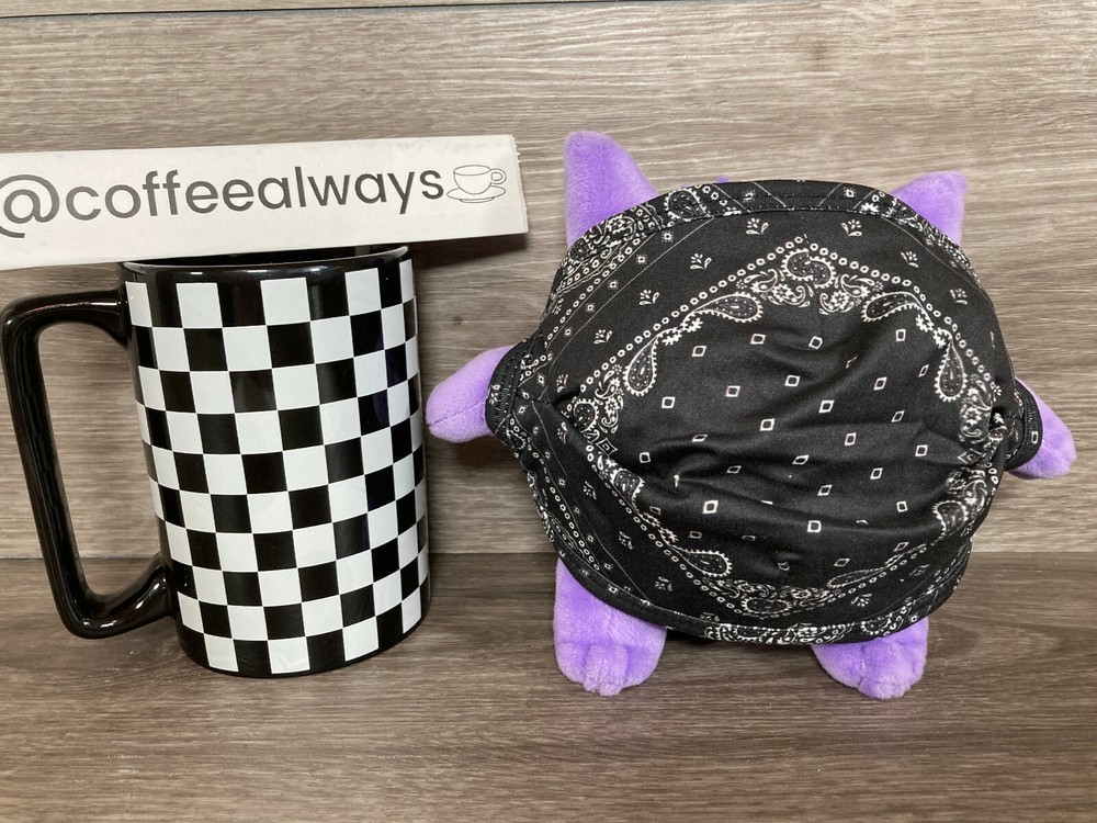 Pacsun Black Paisley Pattern Face Mask One Size New With Tags