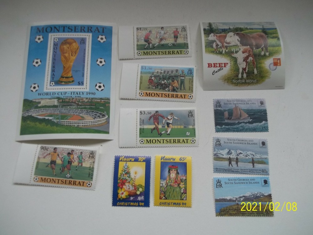 $100 CATALOG BRITISH COLONY COMPLETE SETS - MNH - 1983-2003 - REMOTE ISLANDS