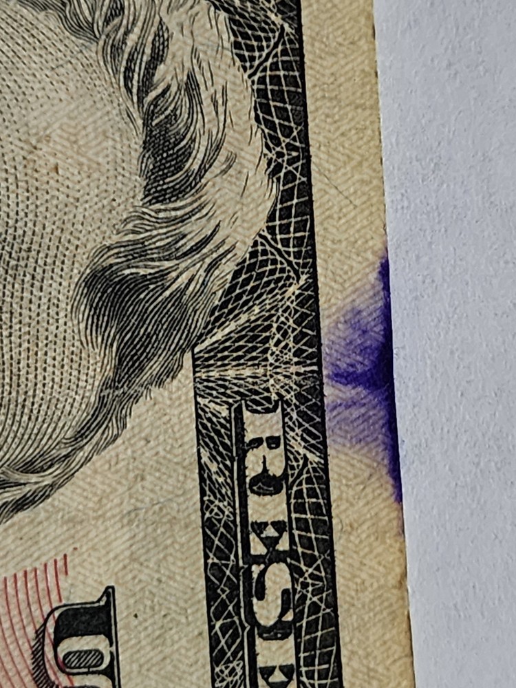 StarNote Fancy Note, Ink Error
