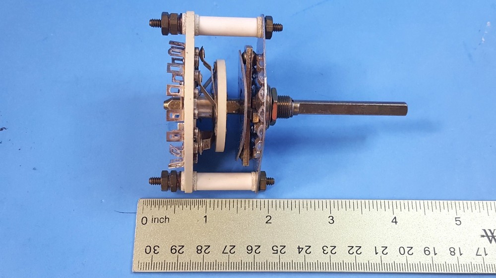 One Pc- Rotary Switch, JV9002, ELECTROSWITCH, 3 POLES, 5 POSITIONS, SHORTING