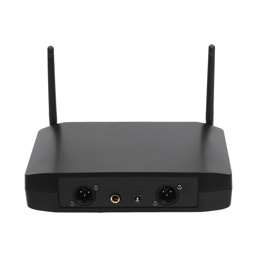 4 Channel Wireless Microphone Pro Audio System UHF Handheld Dynamic Mic Party