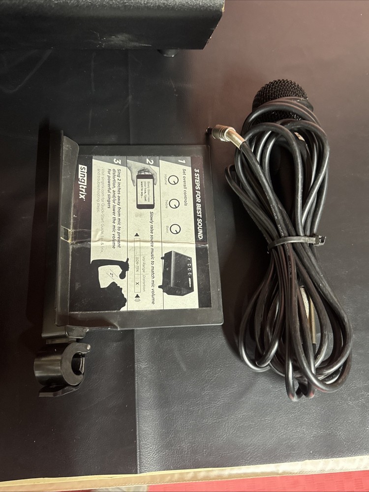 Singtrix Party Bundle Karaoke System,microphone,Sub,Cables.Etc Tested