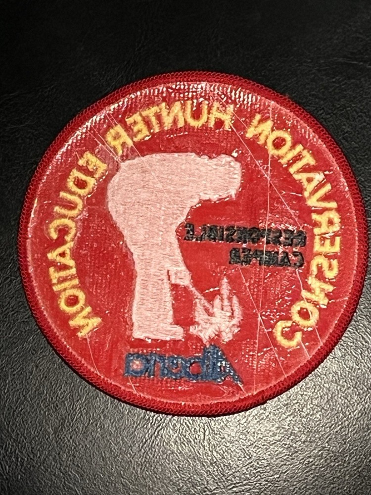 ALBERTA "CONSERVATION HUNTER EDUCATION" PATCH RESPONSIBLE CAMPER