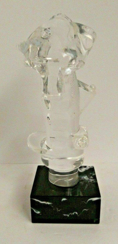 life size acrylic Joystick on base