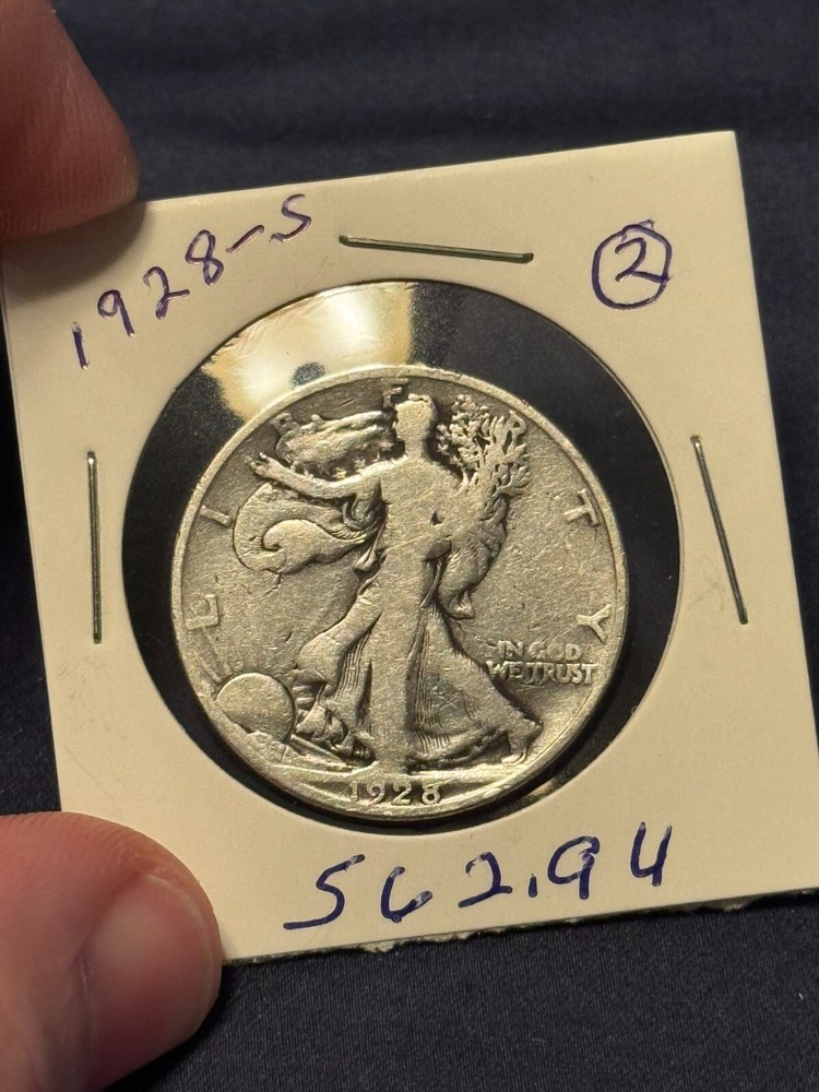 1928 S Walking Liberty Half Dollar