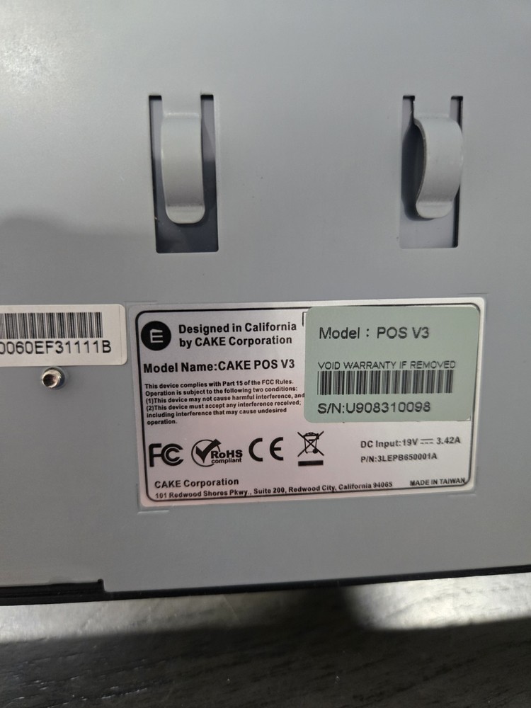 Cake Restaurant POS System V3 Black