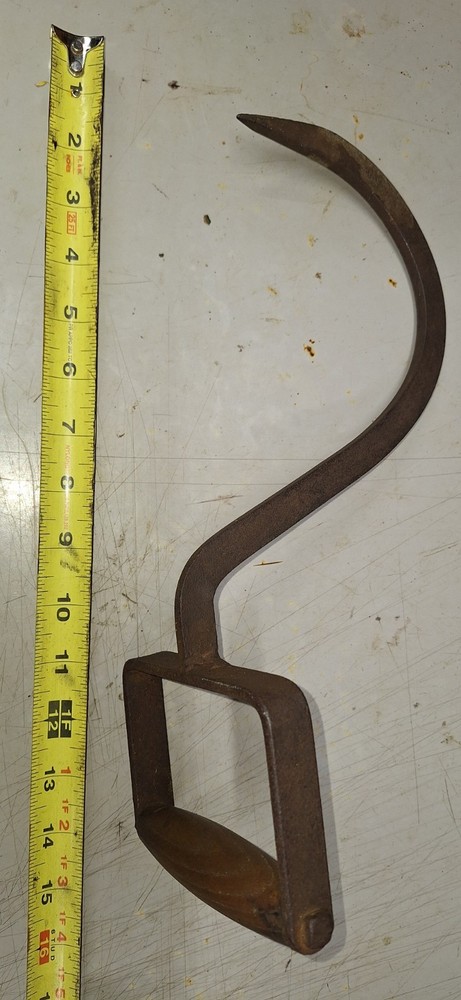 vintage hay bale hook