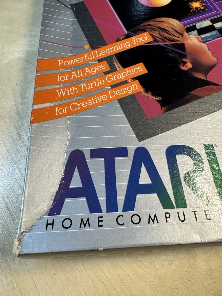 Atari Logo Computer Program RX8032 CIB - Cleaned & Tested