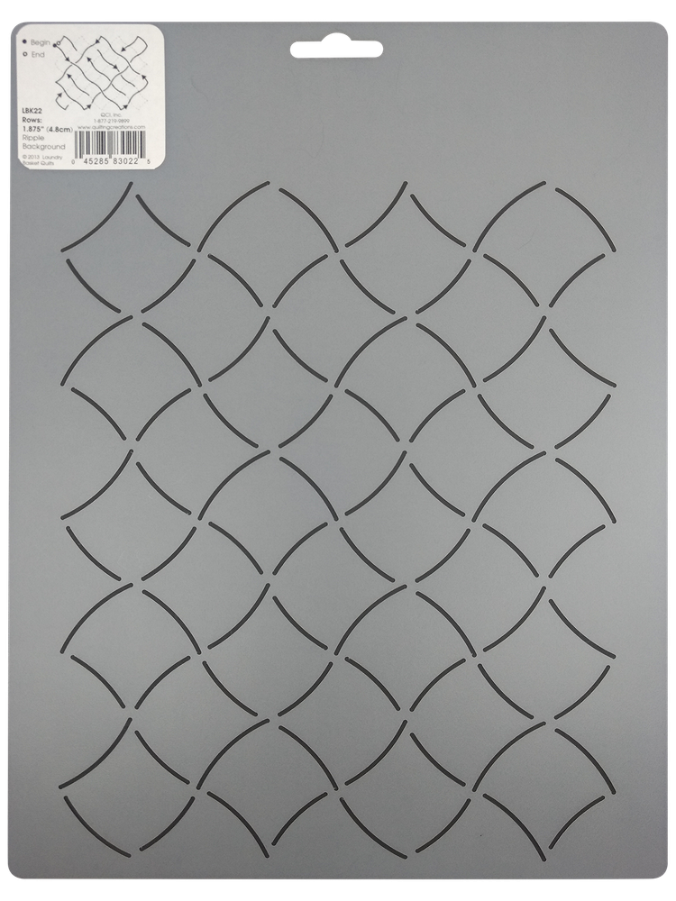 Quilting Stencils Wavy Grid Quilt Patterns Stipple Fishnet Background Template
