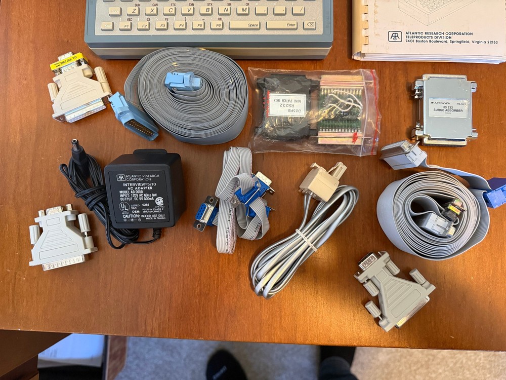 Atlantic Research Corp. INTERVIEW 15 Protocol Analyzer RS-232 Communications