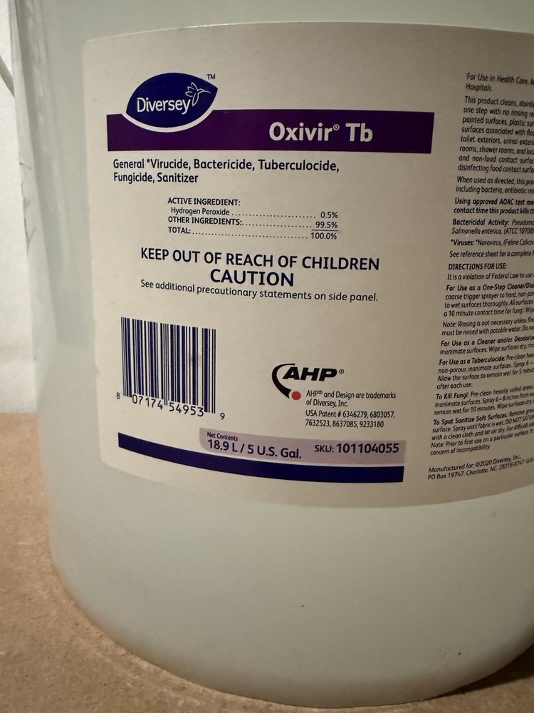 Oxivir Tb 5 Gallons
