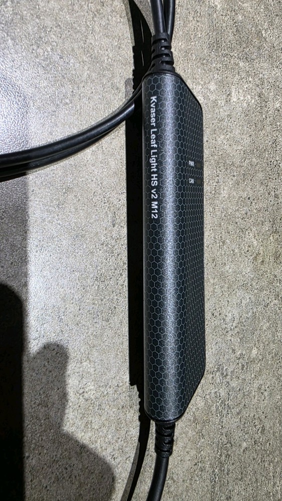 Kvaser Leaf Light HS V2 M12 USB to CAN Bus Interface, Marine Version