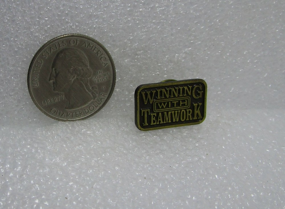 Winning With Teamwork Pin