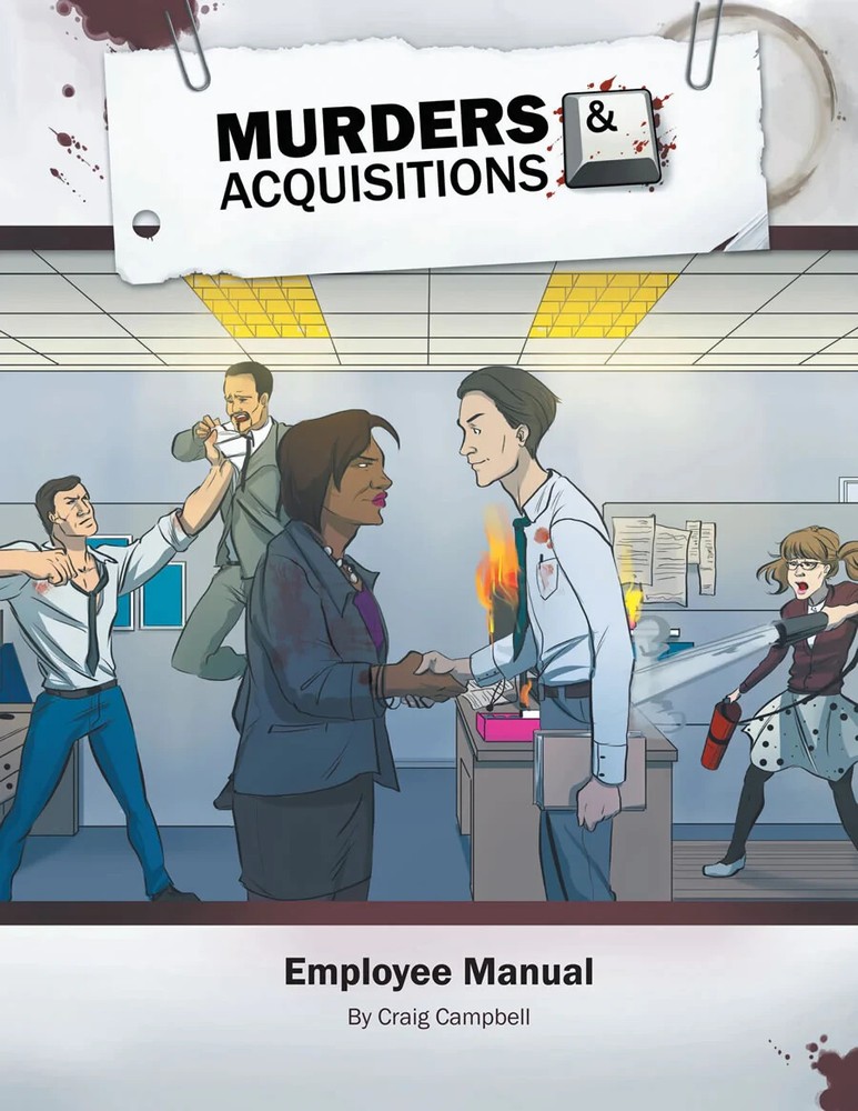 Murders & Acquisitions RPG -hardcover-