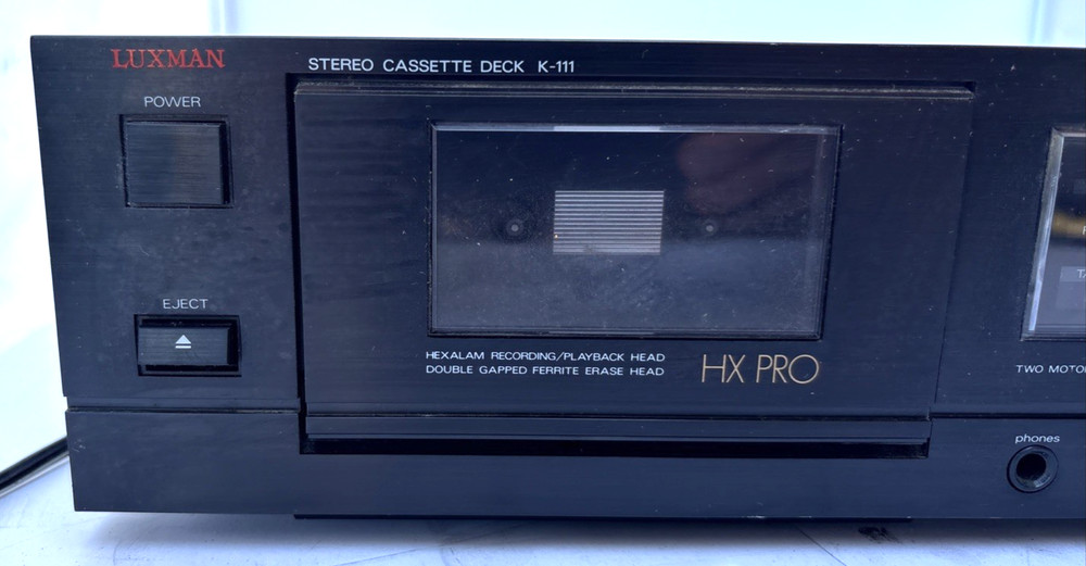 Luxman K 111 Pro Cassette Deck Tested And Working