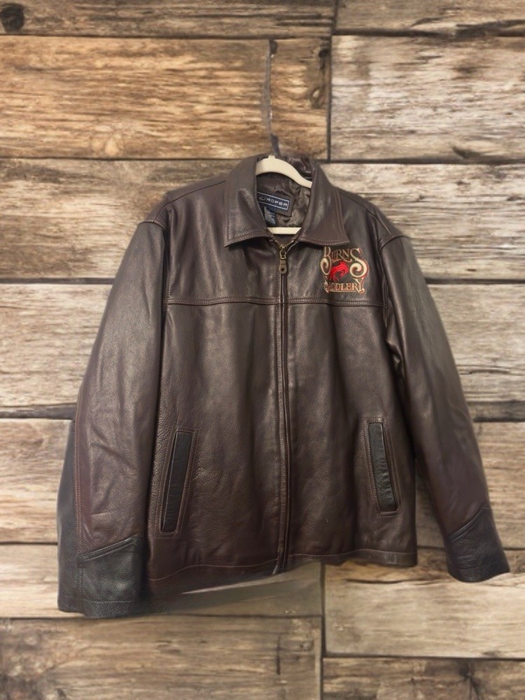 Embroidered Burns Saddlery Roper Jacket