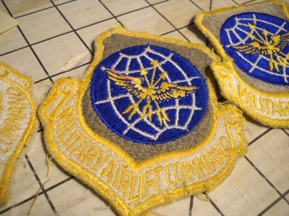 USAF Military AirLift Command patches OLD SCHOOL