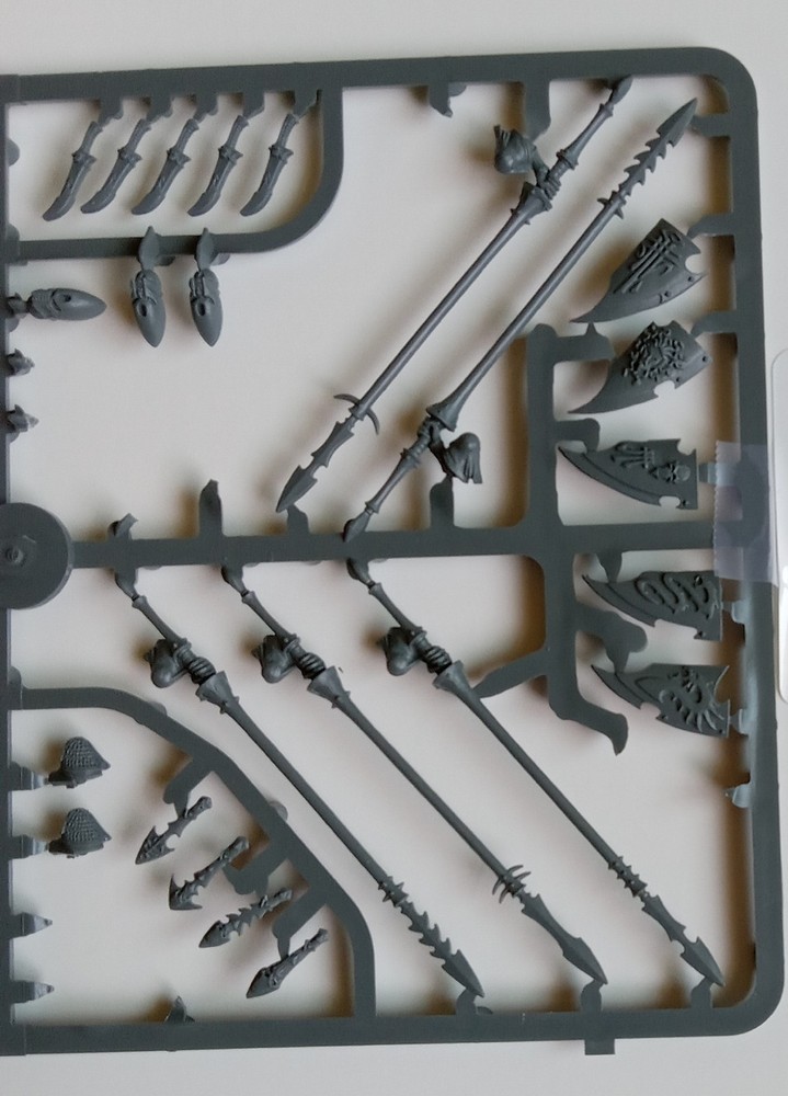 Warhammer Cold One Knights Bits on Sprue (Incomplete)