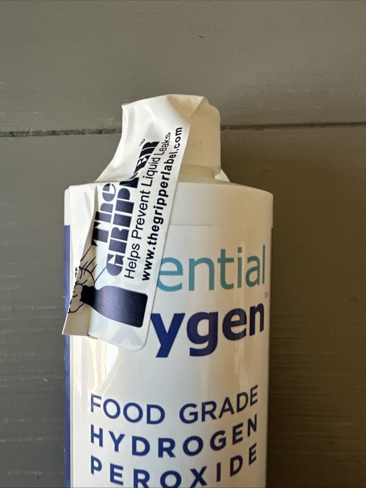 Essential Oxygen Food Grade Hydrogen Peroxide 3% Solution 16 fl oz Liquid