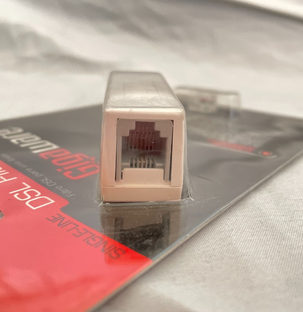Gigaware Single-Line White DSL Filter 2790101