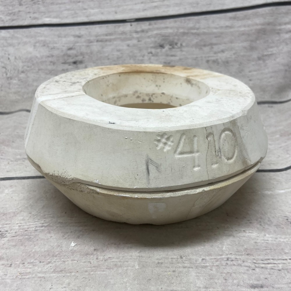 Alberta’s Ceramic Casting Mold Plate With a Floral #410