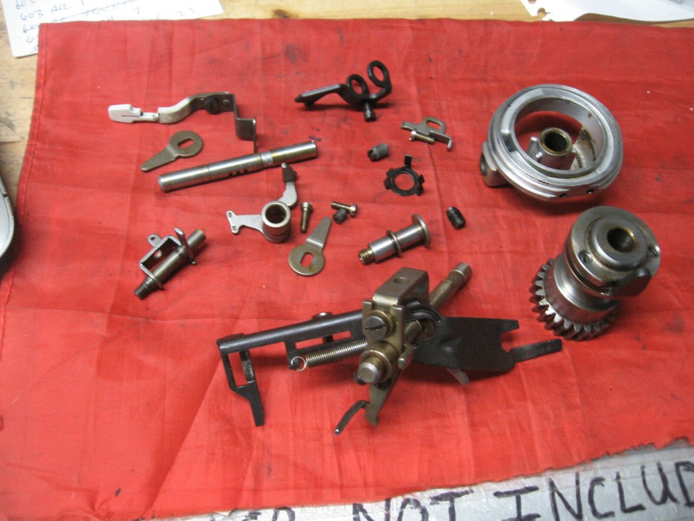 Singer 603E Sewing Machine Top Hat Cam Stack Selector Levers