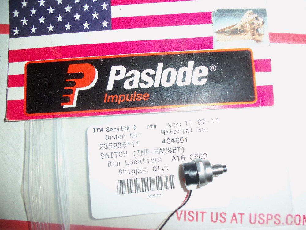 PASLODE Part # 404601 Head Switch Assembly