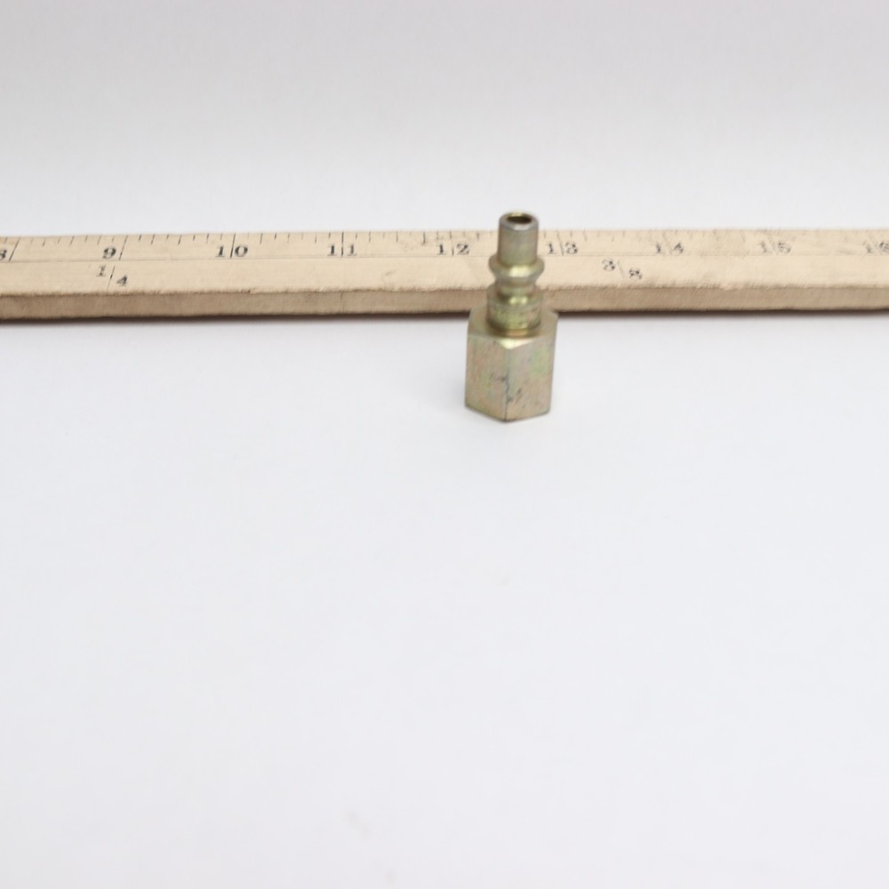 Female Interchange Coupler Plug Steel 0.25"