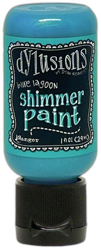 Dylusions Shimmer Paint 1oz-Blue Lagoon