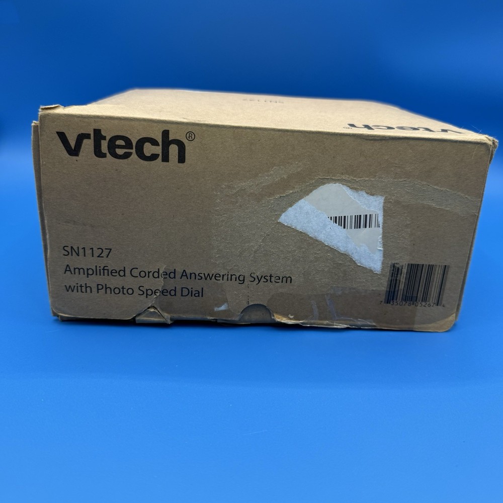 VTECH SN1127 Amplified Corded Answering System (open Box New)