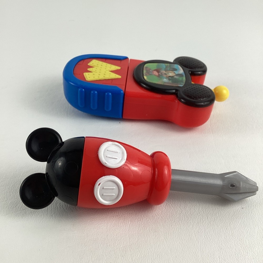 Disney Junior Mickey Mouse Funhouse Walkie Communicator Mouseketool Screwdriver