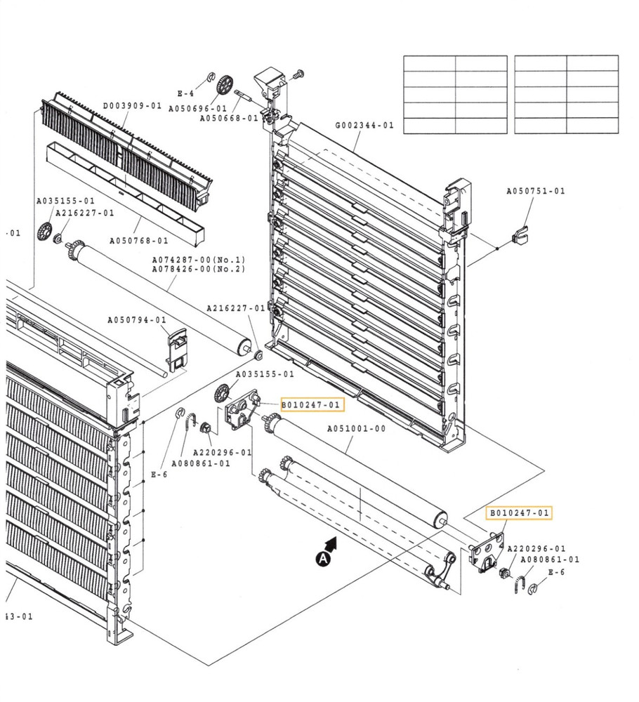 NORITSU QSS B010247-01 LOWER RACK BUSHING NEW (2PK)