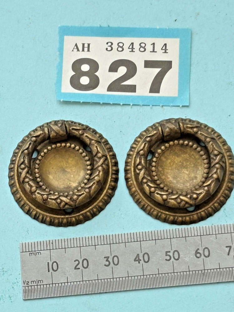 clock maker Antique Brass bracket clock side handle pulls bracket clock handles