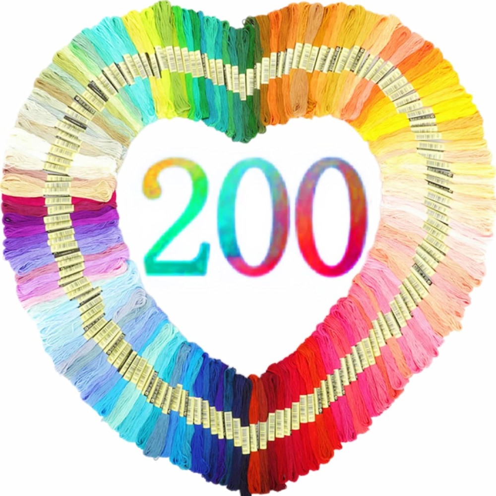 Athena’s Elements Embroidery Floss | Rainbow Thread for Embroidery, Cross Stit