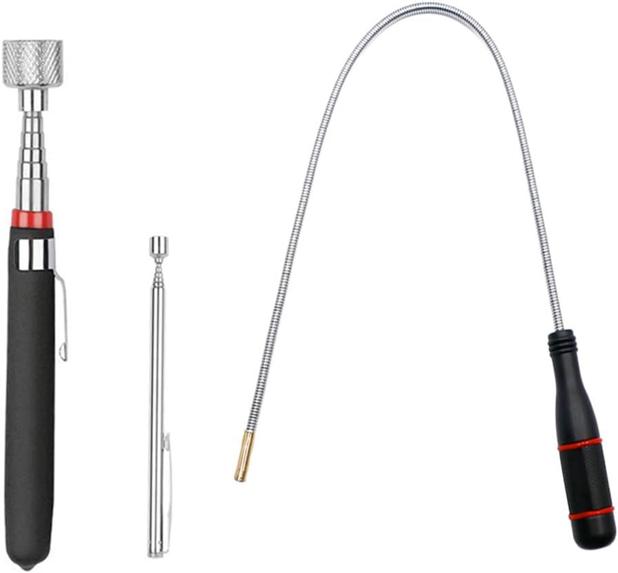 3 Pack Telescoping Magnet Pick-up Tool Set