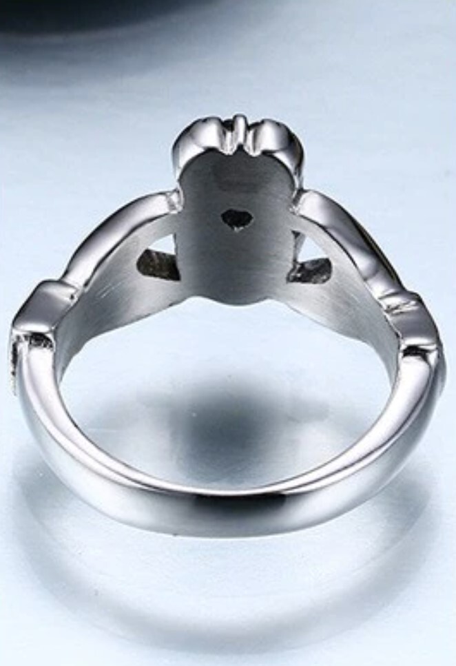 Stainless Steel CELTIC CLADDAGH RING